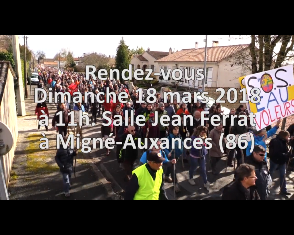 Eau voleurs ! NON, aux financements publics des bassines