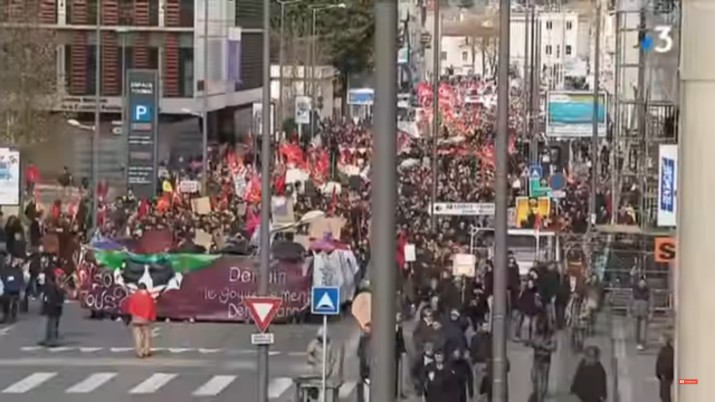 Reportage de France 3 et NR sur la manifestation à Poitiers et Châtellerault du 22 septembre 2018