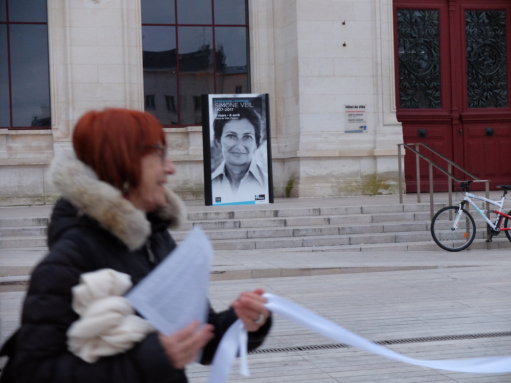 Manifestation pour les droits des femmes à Poitiers le 8 mars 2018