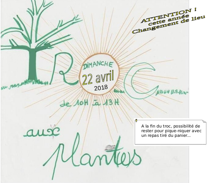 Troc aux plantes à Vouneuil sous Biard
