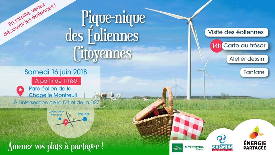 Inauguration des premières éoliennes citoyennes samedi 16 juin