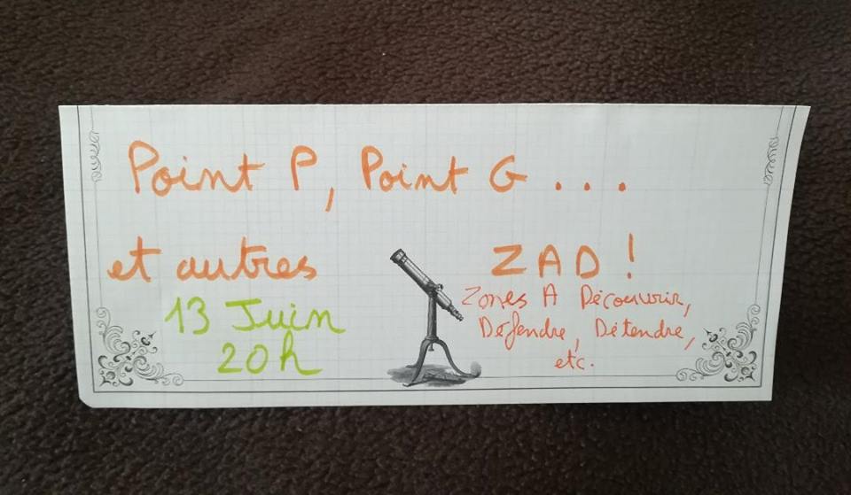 Point P, Point G et autres Zone À Découvrir – Poitiers