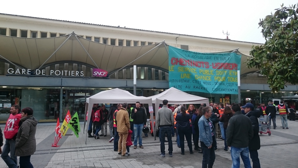 Photos de la journée du 14 sans cheminot-es