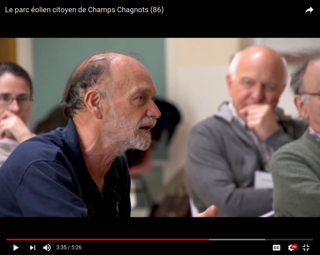 Le parc éolien de La Chapelle Montreuil (86)