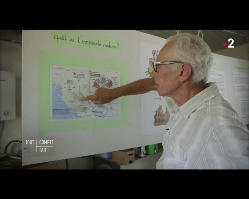 Reportage de France 2 sur l’usine à porc bio de Charroux