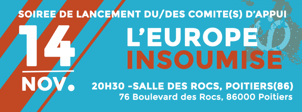 L&rsquo;Europe Insoumise à Poitiers