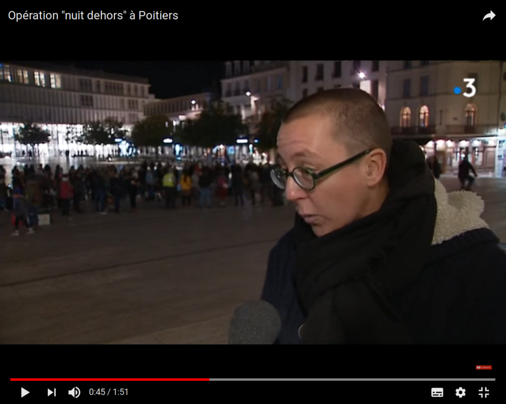 [vidéo]reportage de France 3 sur « nuit dehors »