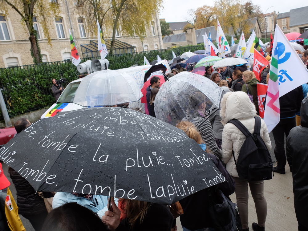 [vidéos, photos] manifestation Éducation nationale du 12 novembre