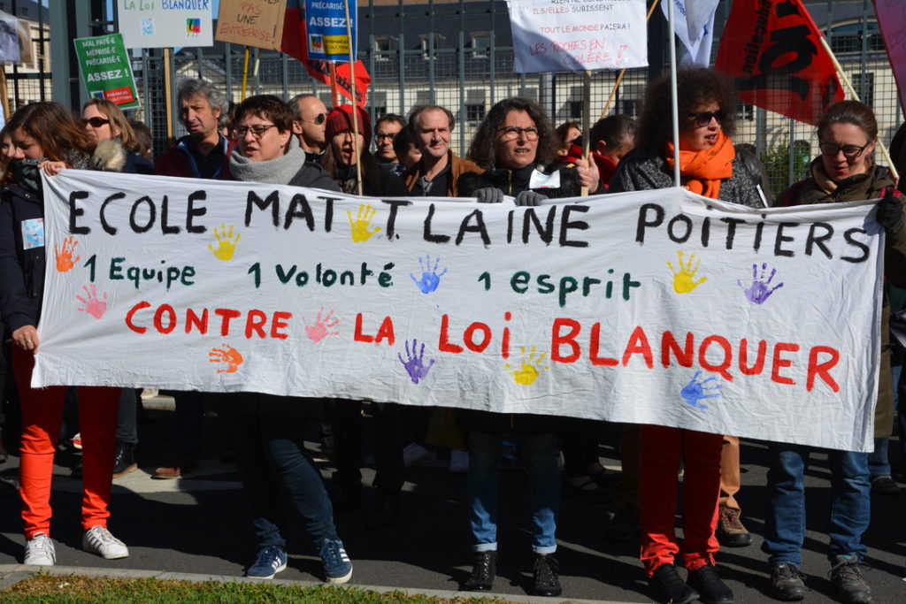 (photos) Grève et manifestation enseignante du 4 avril
