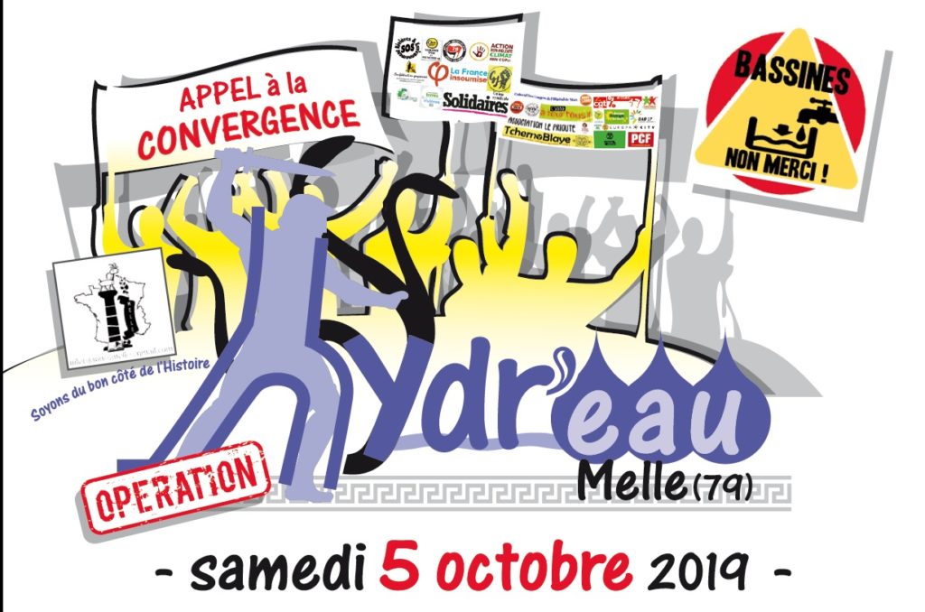Opération Hydr&rsquo;eau Melle (79) – Appel à convergence – Waterstock #6