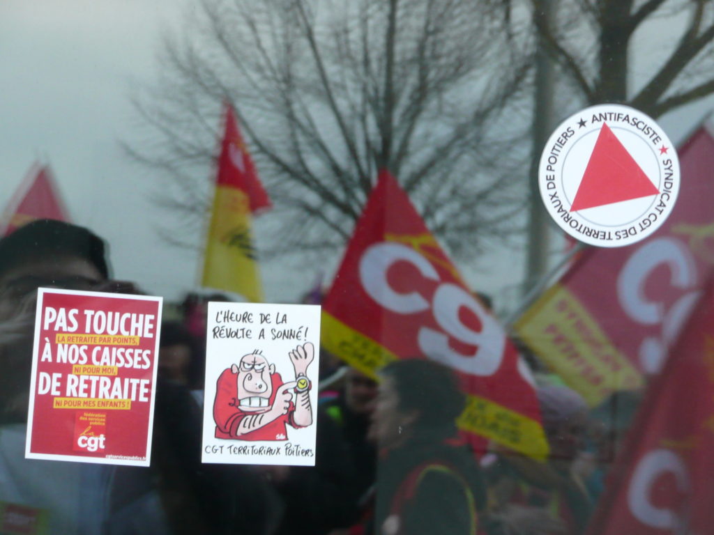 Manifestation au Futuroscope jeudi 19 déc. 2019