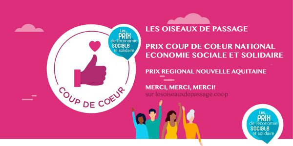 Les oiseaux de passage, prix coup de cœur de l’ESS !