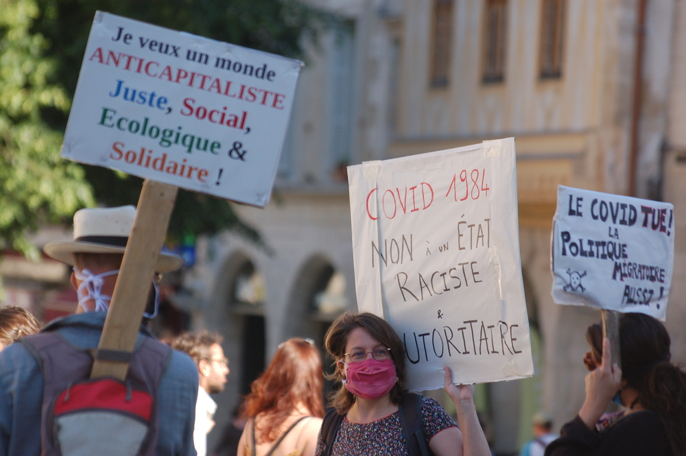 D’autres photos du rassemblement contre les OQTF du 18 mai