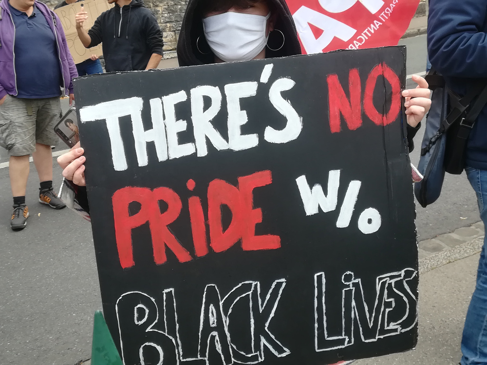 Manifestation antiraciste, Poitiers, 13 juin 2020. Podcast et photos