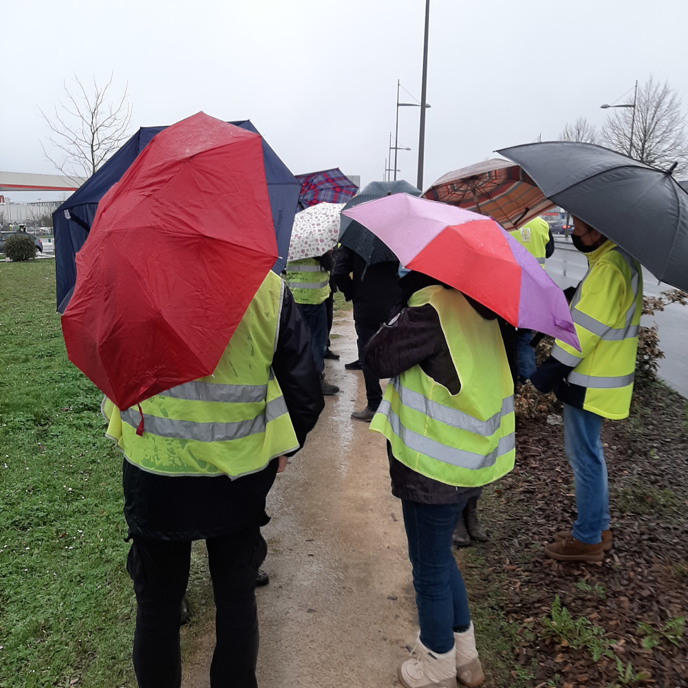 Gilets jaunes du rond-point sud