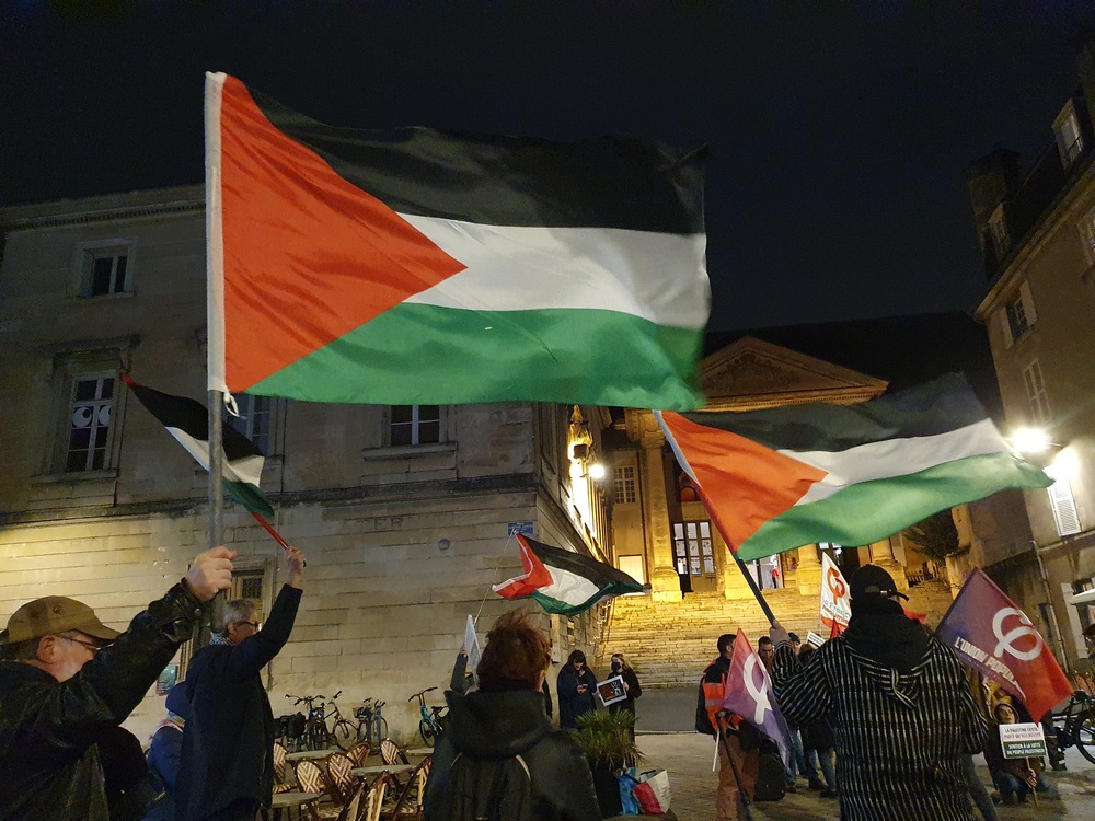 [photos] Rassemblement pour la Palestine et le cessez-le-feu