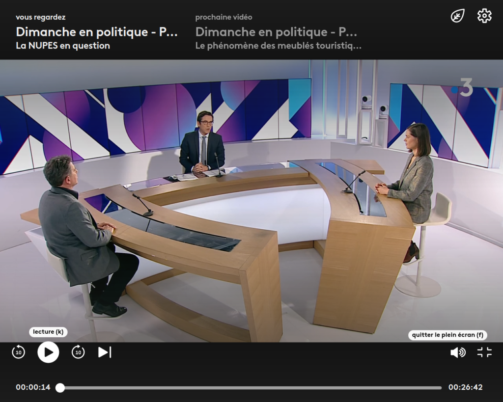 [vidéo] « La NUPES en question »