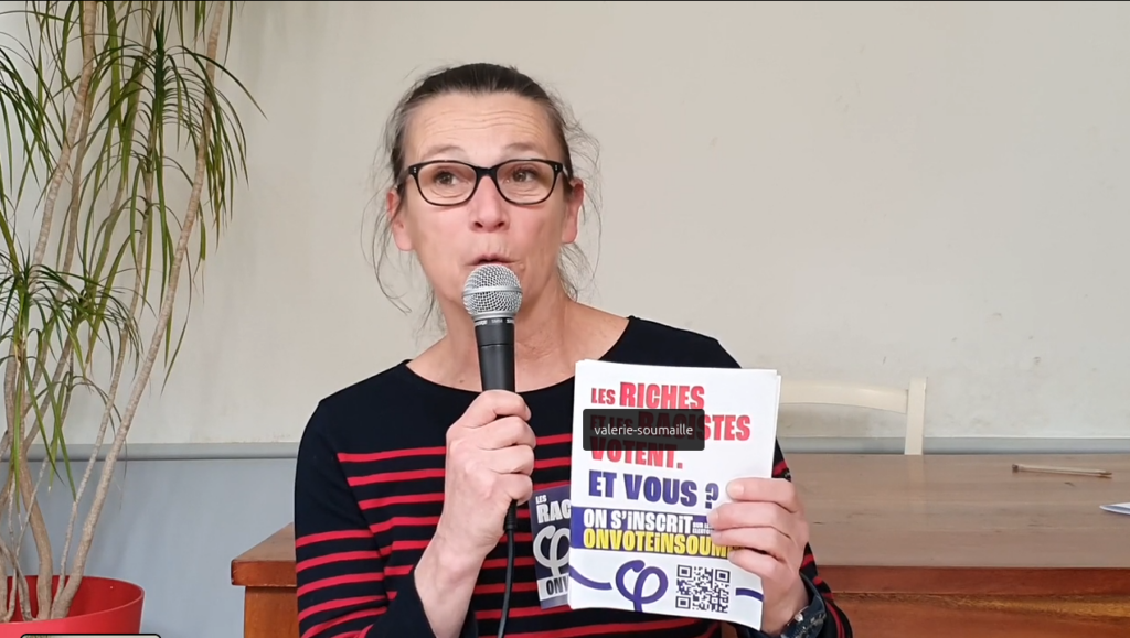 [vidéo] Interview de V. Soumaille (LFI) sur une campagne citoyenne pour l’inscription sur les listes électorales