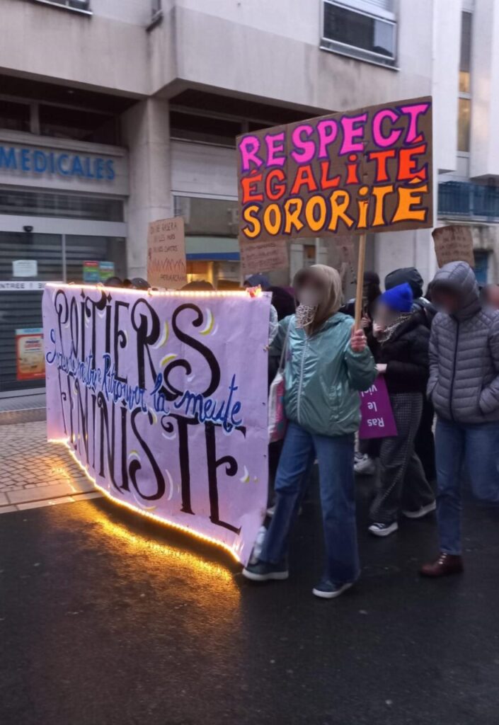 Récit et photos. Retour sur la manifestation du 8 mars 2024 à Poitiers