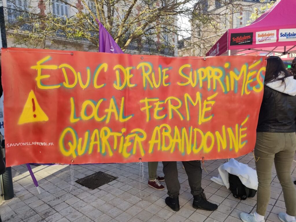 [Photos] Le 29 avril, les éducs de rue… dans la rue !