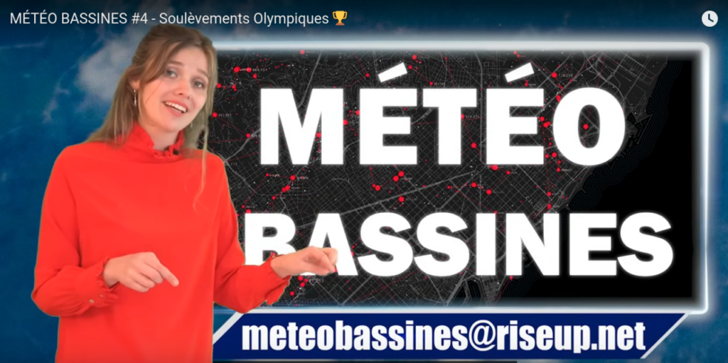 [vidéo] Méteo bassines. Soulèvement olympique