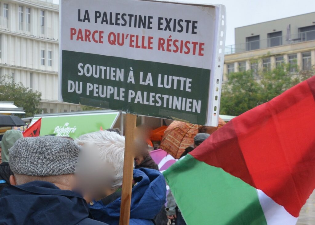 [Photos-Vidéo] Après 379 jours de massacre, la Palestine encore, la Palestine toujours