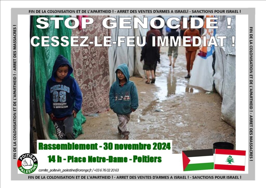 [tract] Poitiers Palestine Liban