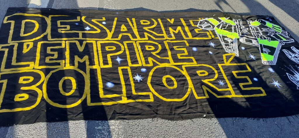 [Photos-Vidéo] Contre Bolloré, le 1er février, ça parade à Chasseneuil…