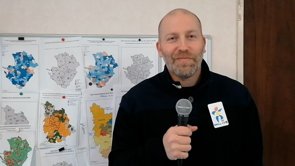 [vidéo] Fermetures et ouvertures de classes du Primaire dans le 86. Interview de Julien du SNUIPP-FSU86