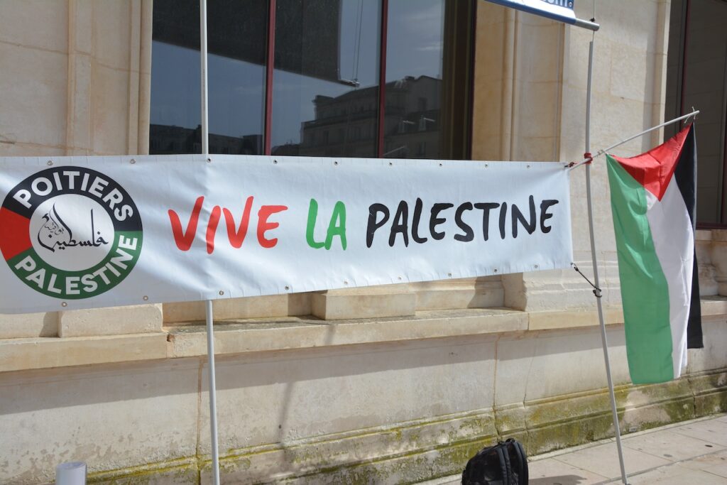 [Photos] Poitiers le 23 août : Palestine, Halte au génocide !