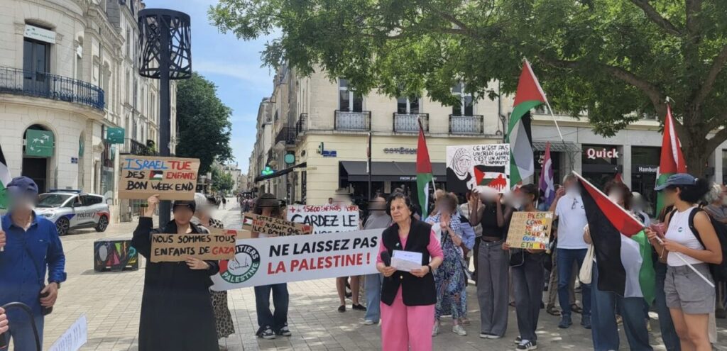 Allocution du comité Poitiers Palestine du 07 juillet 2025