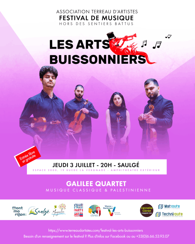 [vidéo] Musique classique et palestinienne à Saulgé le 3 juillet