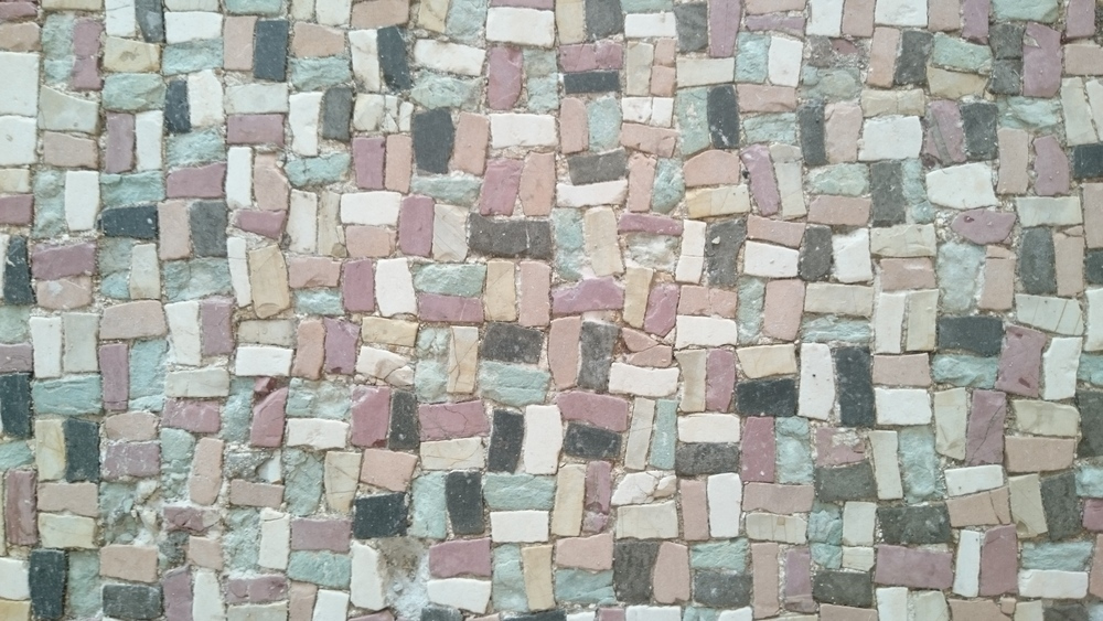 Fresque mosaïque participative près de Gençay