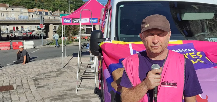 [vidéo] Interview de Solidaires Porte de Paris ce matin du 18 septembre