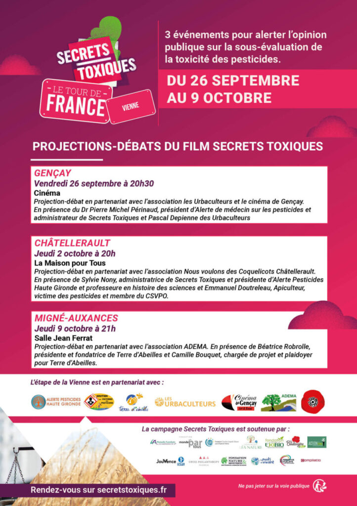 Projections-débats de « secrets toxiques » dans la Vienne