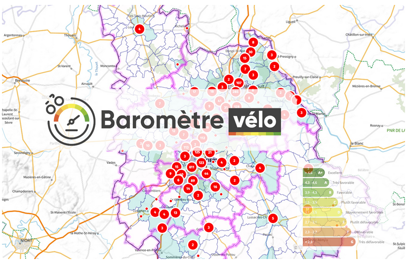 La sécurité des cyclistes dans la Vienne. Les points clés du baromètre vélo