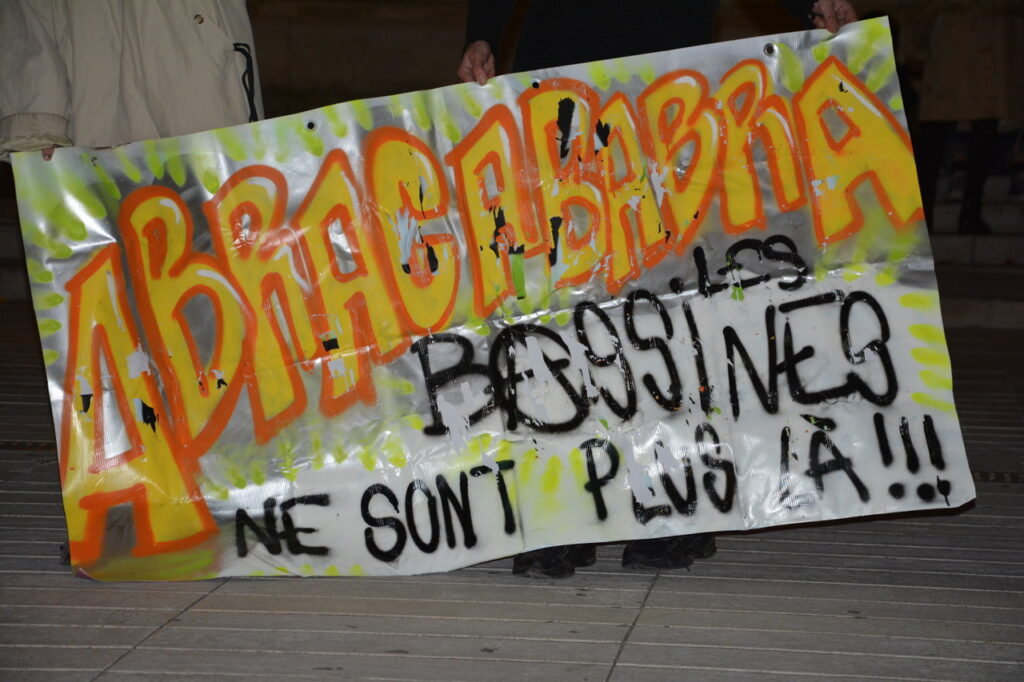 [photos-vidéo-allocution] Halloween contre les bassines !