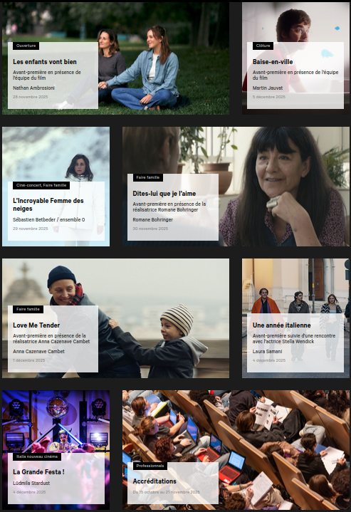 « Poitiers film festival » c’est du 28 novembre au 5 décembre