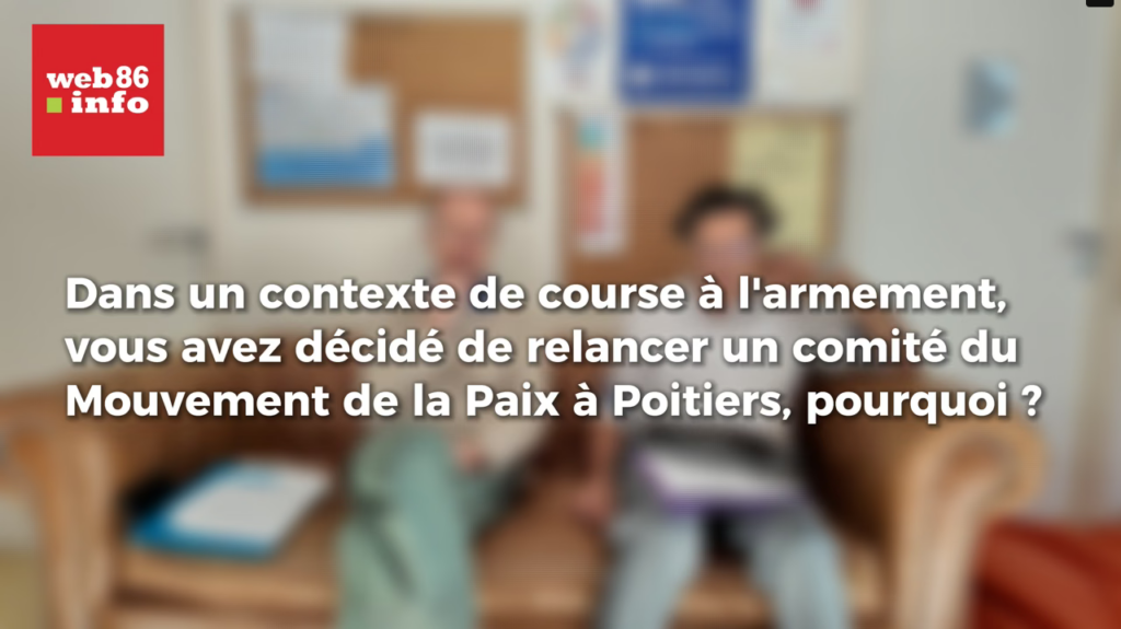 [vidéo] Interview. La relance du Mouvement de la Paix à Poitiers